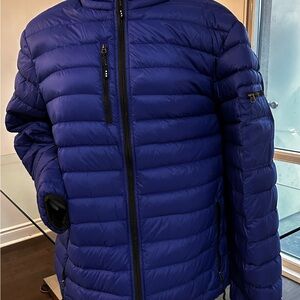 TALL! ELEVATE Scotia Light Down Jacket- Vibrant Blue Quilted